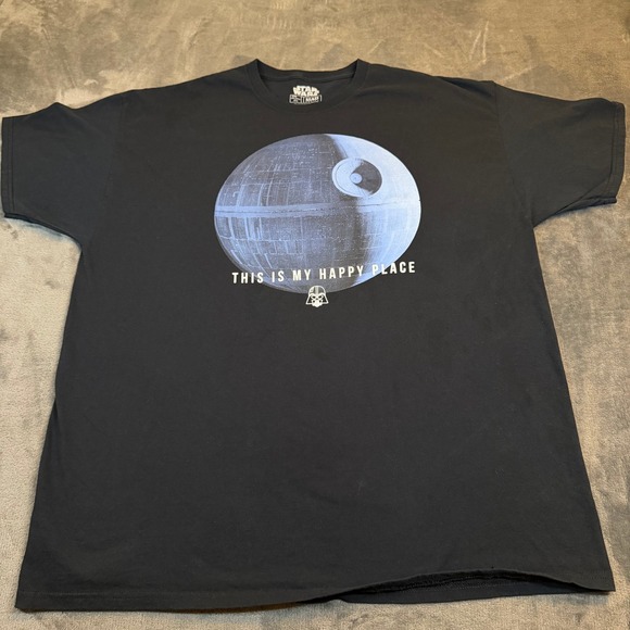 MAD Engine Other - Star Wars Mad Engine Death Star T Shirt Mens XXL Black Graphic Tee